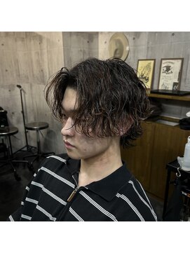 メゾンフォーメン トアロード(Maison for men TorRoad) 波巻きパーマ【榎本理騎】