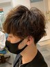 【メンズ】毛先に動きを☆カット+スタイリングパーマ