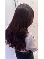 ネウィ 川崎(newi)&nbsp;丸型卵形ストレートレイヤーエアリーロング美髪アッシュブラウン