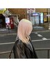 【カット無し】ブリーチ＋カラー＋髪質改善トリートメント