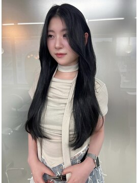 ボタン ハカタ(VOTAN hakata) 【NAO】グレージュ/ロングカット/韓国ヘア/韓国風巻き