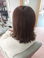 リュウ(Ryu)&nbsp;外ハネボブ、脱白髪染め、髪質改善