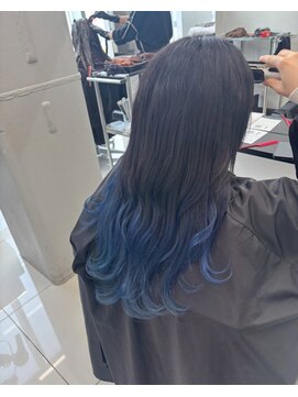 アライブ ハラジュク(ALIVE harajuku) 【ALIVE 夕貴】ブルーグラデーションカラー