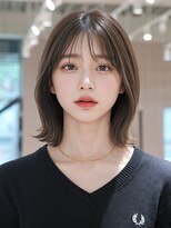 オーラ オモテサンドウ(Aura omotesando)&nbsp;透明感カラー×ワンカールで可愛いレイヤーボブ