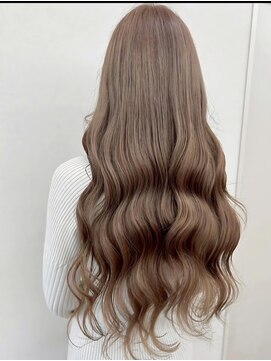 ビューティービースト 西町店(beauty:beast) ロングスタイル／フォギーベージュ/ウェーブ