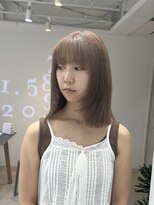 ラック 表参道(LUCK)&nbsp;ミルクティーベージュレイヤー/ミディアムレイヤー/表参道/原宿