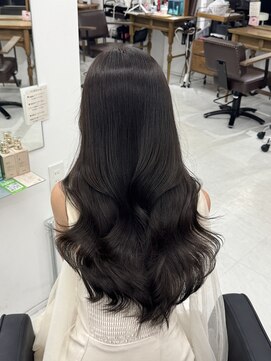 ハピネス 梅田茶屋町店(HAPPINESS) 韓国ヘア/レイヤーカット/顔周り/ブリーチなし/グレージュ