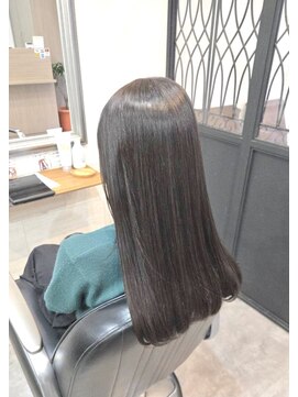 ヘアアンドメイク 心座(hair&make) 艶髪ストレートロング