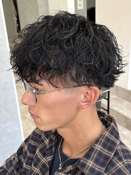 men's/MEN'S/メンズカット/メンズパーマ/郡山/眉毛/波巻きパーマ