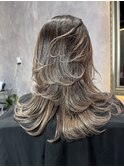 海外ヘアーハイライトカラーケアブリーチダブルカラー