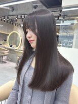 ロンドメリア 天神大名店(Lond Melia)&nbsp;着物ヘア/大人ガーリー/ダークアッシュ/似合わせカット