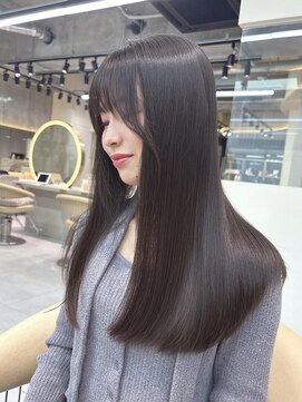 ロンドメリア 天神大名店(Lond Melia) 着物ヘア/大人ガーリー/ダークアッシュ/似合わせカット