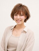 ゲッカ あざみ野(gecca) 【geccaあざみ野】ふんわり質感◎大人ナチュラルショート