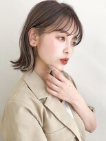 リヤン 表参道(lyann)&nbsp;愛されこなれヘア美髪うる艶髪モテ髪斜めバングダークブルー