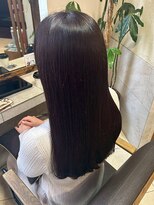 ヘアリゾート粋 ティガ 池袋店(tiga)&nbsp;艶髪ロング/髪質改善/ストレート/ダークブラウン
