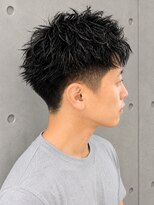 MEN'S SALON CLEAR homme 蕨【メンズサロン クリアオム 蕨】&nbsp;メンズ シャドウパーマ スパイキーショート 刈上げ