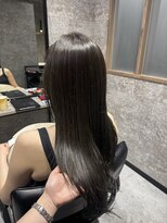 アネロ 名駅(anhelo)&nbsp;メテオ髪質改善カラー×レイヤー×オリーブグレージュ