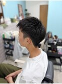 メンズカットハイスクールショート
