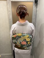 ウルー 新宿店(uruu)&nbsp;【訪問着着付け＆へアセット】新宿/新宿駅/和装/ヘアセット/早朝