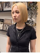 グッドフェローズ キタホリエ(GoodFellas kitahorie) ハイトーン×レイヤーボブで魅せる透明感カラーブリーチ艶感