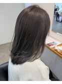 ブリーチなし グレージュ