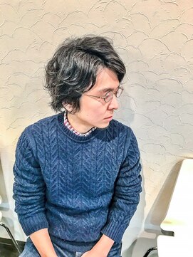 オムヘアーバイグルーマーズ(HOMME HAIR by GROOMER/S) ボサくしゃ柔らかウェーブHommehair2nd櫻井