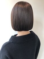 ミラバイグリーン(Mira by green)&nbsp;【担当JUN】透け感ラベンダーベージュxミニボブ