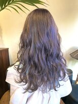 ヘアリゾート ディアリウム(Hair Resort DEARIUM)&nbsp;透け感ゆるふわラベンダーグレージュ[町田店/町田駅/JR町田駅]