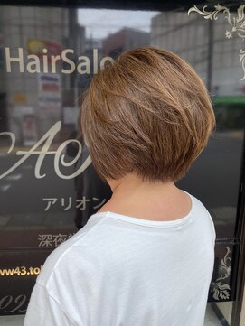 アリオン 夏にスッキリショートボブ