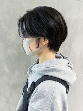 アイティーバイアルバム 八王子店(IT by ALBUM) ハンサムショート_Aラインボブマロンベージュ_ba333971