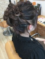 ヘアーラヴィアン(Hair) 【ラヴィアン】結婚式や二次会に☆ふわもこおだんご