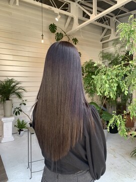 ラコスタ(LaCosTa) 20代30代40代☆大人可愛いグラデーション×厚めバング