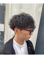 シンシェアサロン 原宿店(Qin shaire salon)&nbsp;カフェのお兄さん風波巻きパーマ