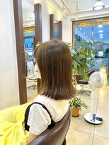 ヘアアーク(HAIR arc) 大人外ハネミディアムボブ#アッシュベージュ#奏の杜#京成津田沼