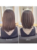 『髪質改善』ストレートエステ（縮毛矯正）（リタッチ可）