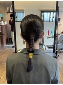 ヘアセットヘアアレンジタイトアレンジ