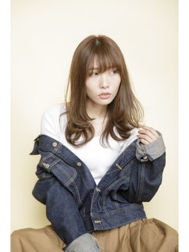 ルルディ バイ アフロディーテ銀座(luludi by APHRODITE) アンブレラカラー/こなれミディ/ウェーブパーマ/前髪/銀座