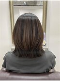 【美しいつや髪へ、つや髪度★★★★★】くびれミディアム