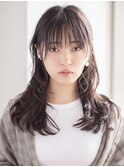 フェミニンロング 丸顔◎ レイヤーカット 20代30代40代