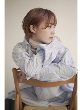 ムク 甲府(muku.) ミディアムヘア/斜めバング/グレージュカラー/甲府駅