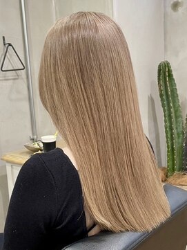 ロナバイソル(lona by SoL) 美髪ストレートカット/ライトブラウン