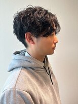 サラ ビューティー サイト 古賀店(SARA Beauty Sight) メンズ/センターパート/スパイラルパーマ/パーマ/10代20代30代