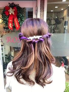ローズ美容室 ヘアセット