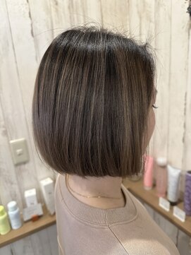 ヘアーアトリエ アンル(hair atelier anle) 白髪ぼかしバレイヤージュ