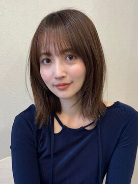 ナカイ(NAKAI) 顔周りレイヤーカット/イメチェンヘアスタイル/外ハネボブ