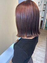 リムヘアーズボウグループ(Rim hairs BEAU group)&nbsp;滋賀/守山/ボブ/ピンクブラウン