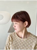 ブリーチ無し高発色カラー  ×  ミニマムボブ