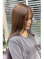 オリビアヘアー(OLIVIA HAIR) 赤みを抑えた柔らかオリーブグレージュ