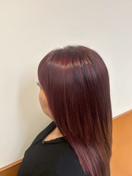 ピュア ポイント 和光店(PURE POINT) ブリーチ無しピンクカラー