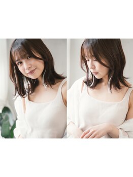 インナーカラーをプラスしてイメージが変わる♪トレンドに貴女らしさを加えたオリジナルデザインをご提案◎